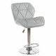 Swivel Chrome & PU Leather Modern Adjustable Bar Stools